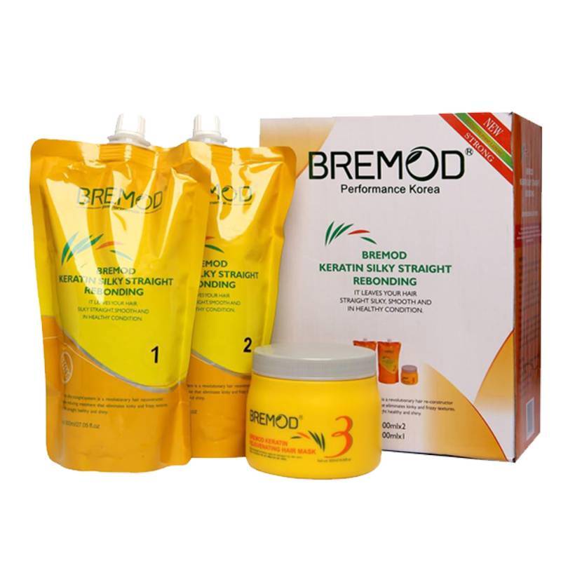 Keratin Kit : Silky Straight Keratin Rebonding 800 ml - Image 1